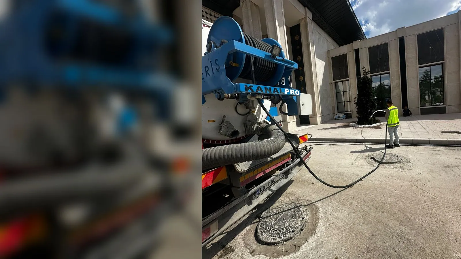Ankara'da vidanjör ve kanal hizmetini temsil eden ekipman görseli