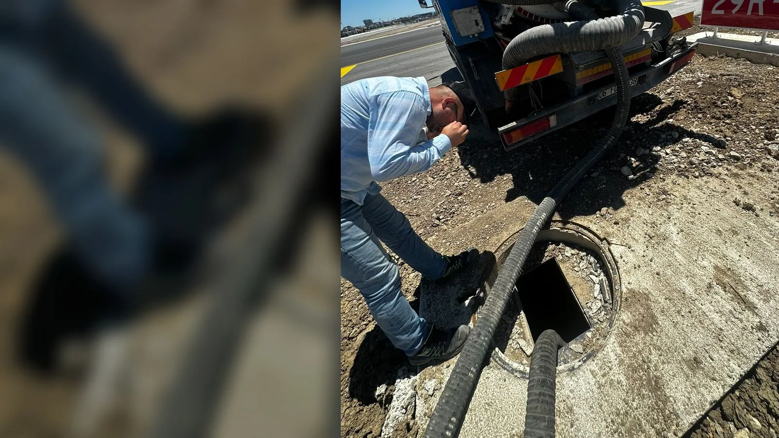 Ankara Kanal Pro saha ekipmanı ve rögar temizleme çalışması